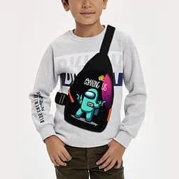 Сумка через плечо детская Among Us 29х17 см сумка слинг для мальчика (02029)