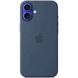 Силіконовий чохол CasePro Silicone Case with MagSafe Denim для iPhone 16 Plus - мініатюра 4