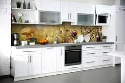 Кухонний фартух Гриби для кухні наклейка ПВХ мох сова Природа Зелений 60х300 см Happy Pocket Z180537 - мініатюра 5