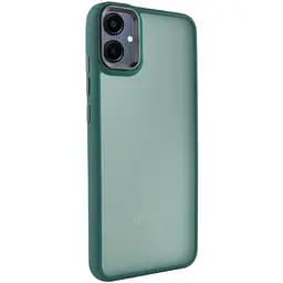 Чехол Epik TPU+PC Lyon Frosted для Samsung Galaxy A06 Green