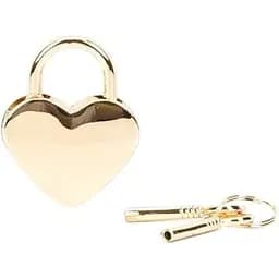 Набор BDSM замочков Liebe Seele Heart-Shaped Lock 2 шт. золотой