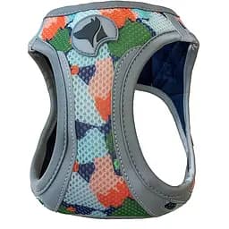 Шлей светоотражающий для собак Croci Hiking Reflective M 41-46 см арлекин