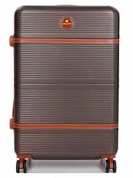 Валіза велика L ABS-пластик Worldline Airtex 629 76×52×30см 110л Коричнева - мініатюра 3