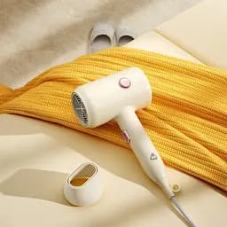 Фен для волосся Enchen Hair Dryer Air 7 з потужним двигуном і функцією іонізації 1800 Вт Бежевий - мініатюра 4