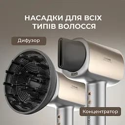 Фен CECOTEC DryGlam Nano Plasma Champagne - мініатюра 2