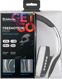 Гарнітура Defender FreeMotion B525 Gray + White, Bluetooth (63527) (6492205) - мініатюра 4