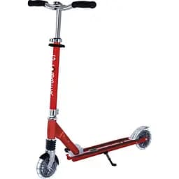 Самокат Globber Flow element comfort lights, колеса с подсветкой, красный (727-102)