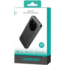 УМБ Joyroom 10000mAh 12W 2xUSB-A, USB-C In/Out, Black (JR-PBF12) - мініатюра 6