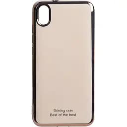 Чохол-накладка Toto Electroplate TPU 2 mm Case Xiaomi Redmi 7A Gold