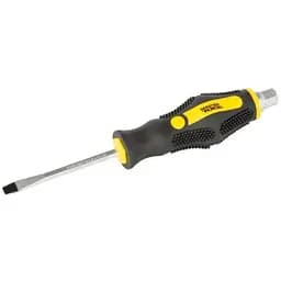 Отвертка ударная плоская шлицевая Mastertool SL5 x 75мм HEX 49-6575
