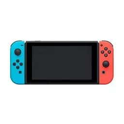 Ігрова консоль Nintendo Switch Neon Blue-Red Upgraded version + Чохол Deluxe Travel Case Black + Захисне скло