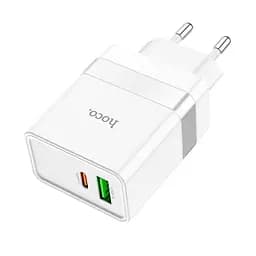 Адаптер сетевой HOCO Extension speed charger N21 1 USB + 1 Type-C 30 W