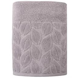 Рушник махровий Soho Leaves Gray бавовна 50х90 см (50*90 Leaves Gr) - мініатюра 2