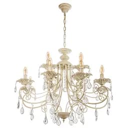 Люстра свічка Brille підвісна кришталева E14 40W (BCL-721S/12)