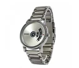 Чоловічий годинник Skmei 1260 оригінальні silver black - мініатюра 8