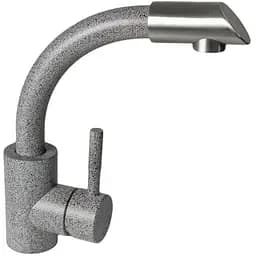 Смеситель кухонный Germece 8303 SK однорычажный поворотный из нержавеющей стали микс (000024083)