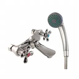 Смеситель для ванны буксовый короткий литой гусак букс. перек.Frap 1/10 F32731-B (H731) Хром