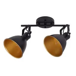 Светильник Brille спот поворотный потолочный накладной HTL-302/2 E27 BK/G