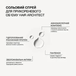 Амінокислотний спрей для прикореневого об’єму та створення текстури Hair Architect Triology. - мініатюра 4