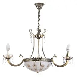 Люстра підвісна Brille свічка E14 60W BZ (BKL-448S/5)