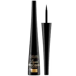 Підводка для очей Eveline Liquid Precision Eyeliner 2000 Procent чорна матова 4 мл (LE01MAT)