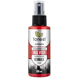 Спрей-репелент Forest Extreme від усіх летючих та повзаючих комах 60 мл