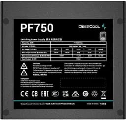 Блок живлення Deepcool PF750 750W (R-PF750D-HA0B-EU) - мініатюра 5