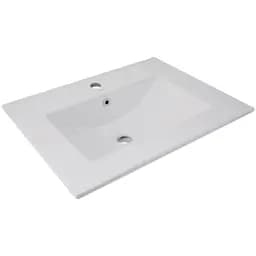 Раковина врезная мебельная Qtap Albatross 620x460x180 White с донным клапаном QT01113060CW148473