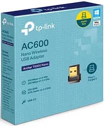 Адаптер WiFi Archer T600U nano AC600, USB TP-Link teh0017357 - мініатюра 5