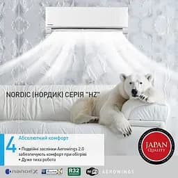 Кондиціонер Panasonic Nordic Deluxe CS-HZ35XKE/CU-HZ35XKE - мініатюра 6