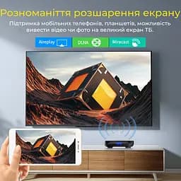 Transpeed H618 4/128Gb, Смарт ТВ приставка медіаплеєр 8K HDR Android SmartTV Box, настройка Android TV в подарок, YouTube и фильмы без рекламы - мініатюра 9