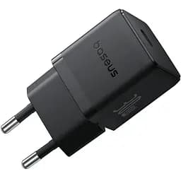 Мережевий зарядний пристрій Baseus Palm Fast Charger Type-C 30W + Cable Type-C to Type-C P10111605113-01 Black - мініатюра 5