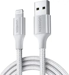 Кабель Ugreen US199 MFi - USB - Lightning металлические разъемы 1 метр (60161)