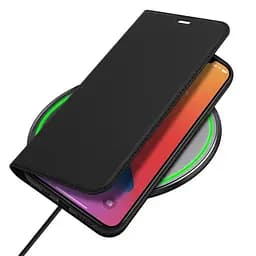 Чохол-книжка Dux Ducis з кишенею для візиток для Apple iPhone 14 / 13 (6.1) Чорний - мініатюра 3