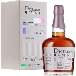 Ром Dictador Rima Sherry Finish 2006 44% 0.7 л
