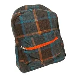 Рюкзак с карманом Клетчатый, 33x25x13 см, 3001 (в ассортименте)