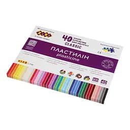Пластилин Classic KIDS Line, 40 цветов, 800 г