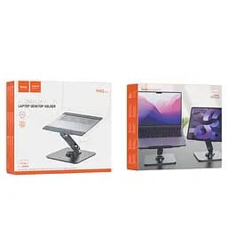 Тримач настільний Hoco PH52 Plus Might metal rotating Metal gray - мініатюра 6