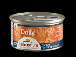 Влажный корм для кошек Almo Nature Daily Menu Cat, кусочки в соусе с форелью, 85 г