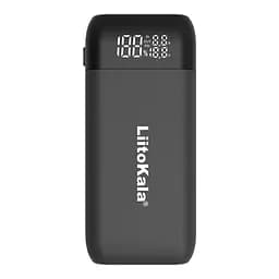 Зарядний пристрій-павербанк LiitoKala Lii-MP2  на 2 канали для акумуляторів, сірий