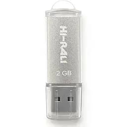 Флеш накопитель USB 2Gb Hi-Rali Rocket серебристый USB 2.0 (HI-2GBRKTSL)