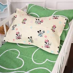 Простирадло на резинці MirSon Kids Time 20-0043 Green Mikey Mouse 70х130 см (2200009640728)