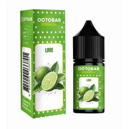 Набір компонентів для самозамісу сольової заправки Octobar Fresh & Sour 10 мл Lime Лайм, 0-50 мг (18500)