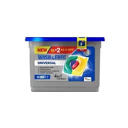 Капсулы для стирки Wash&Free, 17 шт. (720481-4)