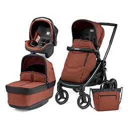 Коляска 3 в 1 Peg-Perego Team Terracotta, теракотовий (PACK03-00000000002)