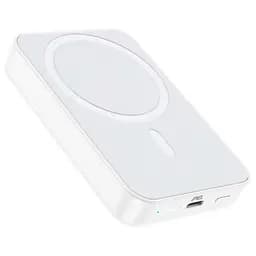 Магнітний повербанк Borofone BJ25 Plus Reach magnetic wireless power bank (10000mAh) білий - мініатюра 2