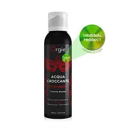 Шипучая увлажняющая пенка для массажа Acqua Crocante Аромат: клубника Orgie (Бразилия-Португалия)