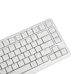 Keychron Клавіатура механічна J1 82Key, K pro Brown, WL/BT/USB-A, QMK, Hot-swap, EN/UKR, RGB, білий - мініатюра 8