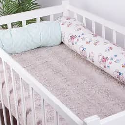 Валики-бортики MirSon Kids Time 18-0005 Kind Bear захисні білі 2 шт. - мініатюра 2