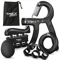 Набор регулируемых эспандеров Trex Sport TX-005HSA 5-60кг черный